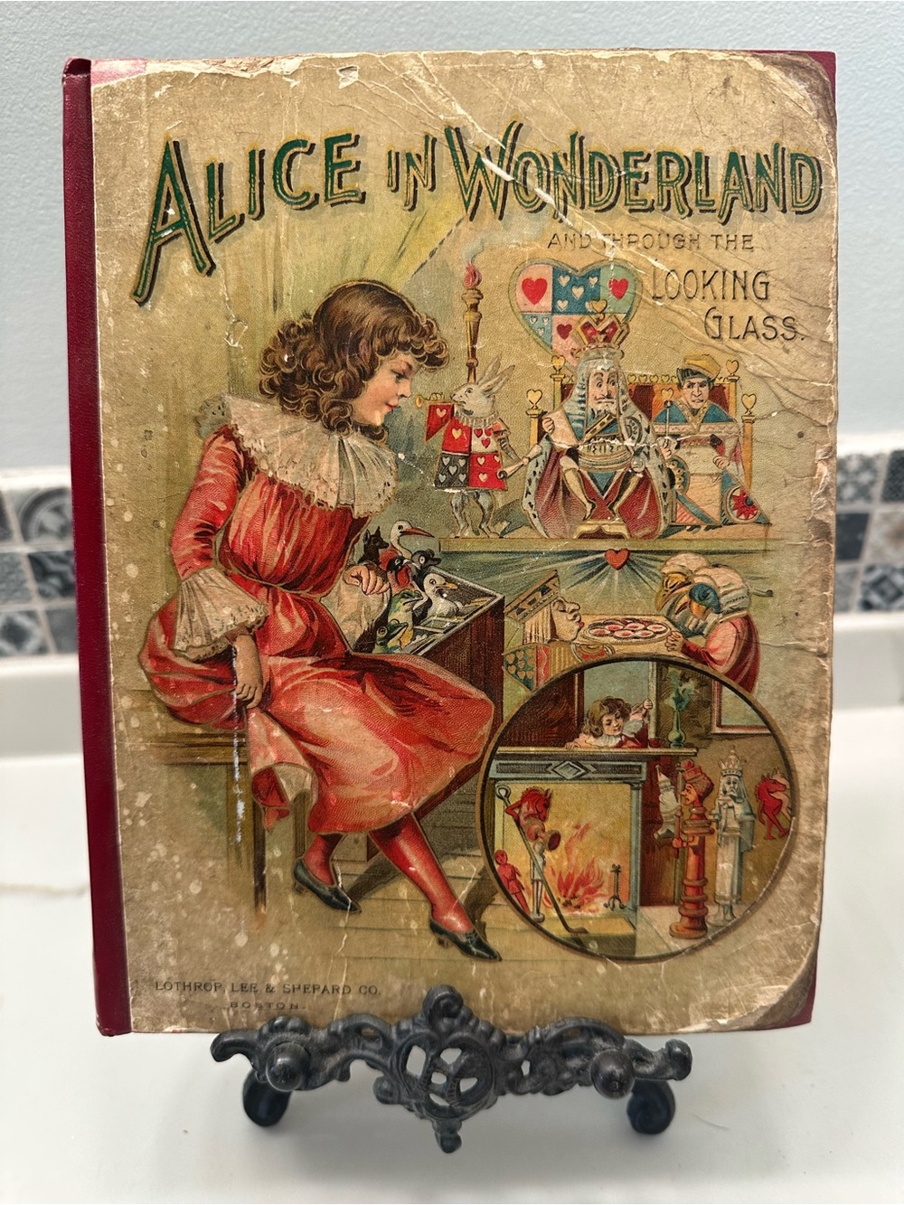 1898 Lothrop, Lee & Shepard Alice in Wonderland and Through the Looking Glass